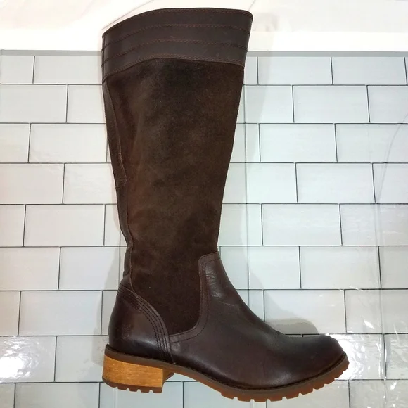 Timberland Bethel Heights Brown Leather Boots 6.5 - Picture 1 of 14